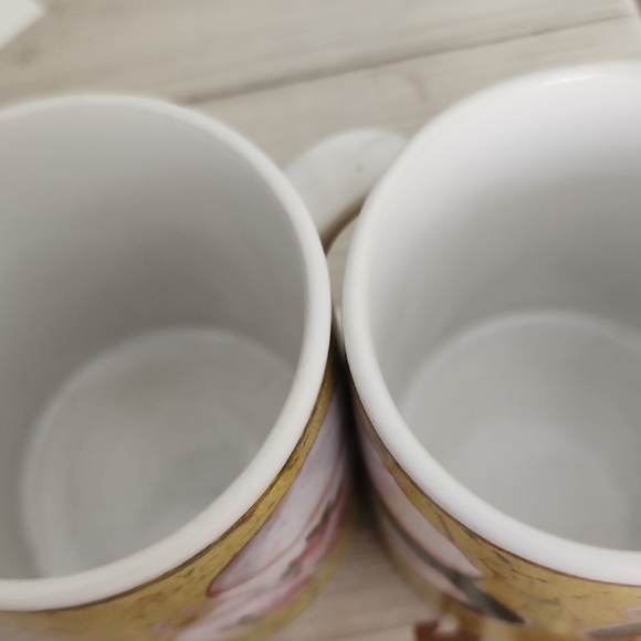 Sakura Yellow and Green Floral Mugs - Picture 8 of 8